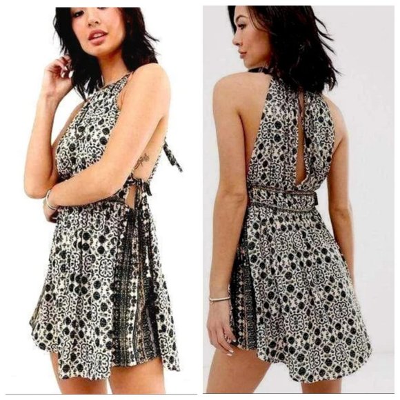 New Free People Summer Open Tie Side Dress/Tunic - Picture 1 of 7